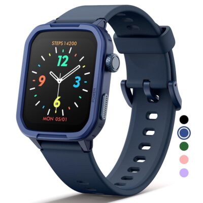 MgaoLo Kids Smart Watch,Fitness Tracker with Heart Rate Sleep Monitor for Boys Girls,Waterproof Activity Tracker Pedometer Step Counter for Android iPhone (Used Without app/Phone)