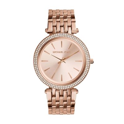 Michael Kors Darci Three-Hand Rose Gold-Tone Women’s Watch (Model: MK3192)