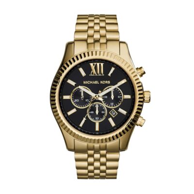 Michael Kors Lexington Men’s Watch, Stainless Steel Bracelet Watch for Men