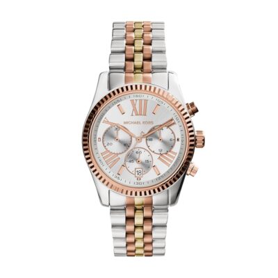 Michael Kors Lexington Women’s Watch, Stainless Steel Chronograph Watch for Women