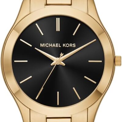 Michael Kors Oversized Slim Runway Men’s Watch, Stainless Steel Watch for Men