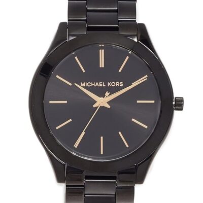 Michael Kors Slim Runway Women’s Watch, Stainless Steel Bracelet Watch for Women