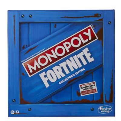 Monopoly: Fortnite Collector’s Edition Board Game Inspired by Fortnite Video Game, Board Game for Teens and Adults, Ages 13 and Up