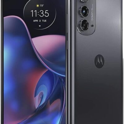 Motorola Moto Edge | 2022 | 2-Day Battery | US Version | 6/128GB | 50MP Camera | Mineral Gray (Unlocked) (Renewed)