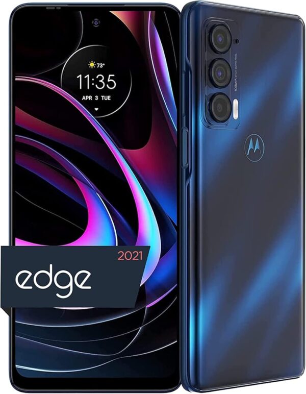 Motorola Moto Edge 5G UW Nebula Blue for Verizon (Renewed) (Blue (128gb))