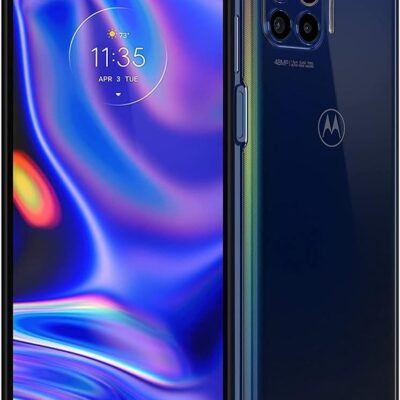 Motorola One 5G Android Unlocked 4GB RAM 128GB 48MP Camera Quad Rear Camera Blue XT2075-2 (Renewed)