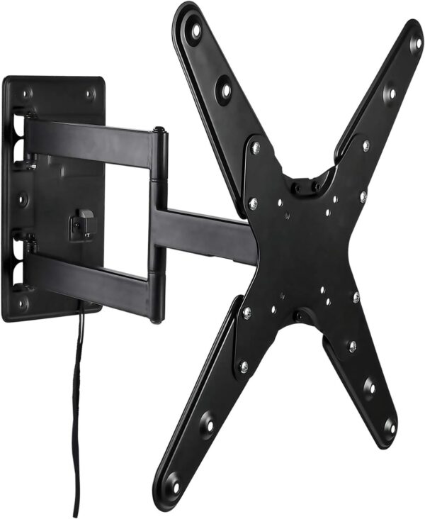 Mount-It! Lockable RV TV Wall Mount for 42 50 55 Inch Televisions, Locking Detachable Full Motion Bracket for Travel Trailers, RVs, Campers, Motorhomes and Marine Boats, VESA...