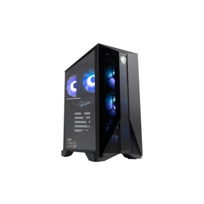 MSI Aegis ZS Gaming Desktop, AMD Ryzen 7 7700, GeForce RTX 4060, 16GB RAM, 1TB SSD, RGB Fan Cooling, Wi-Fi 6E, Keyboard & Mouse Included, DIY Friendly, Windows 11 Home-Adv:…