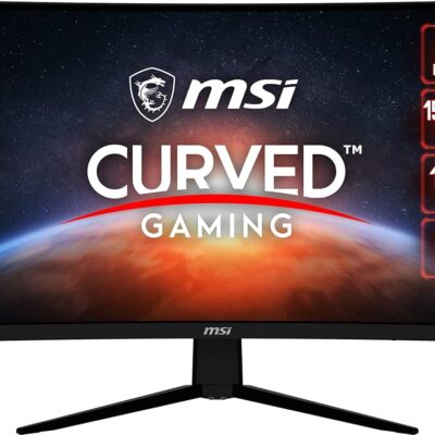 MSI G273CQ, 27″ Gaming Monitor, 2560 x 1440 (QHD), VA, 170Hz, FreeSync Premium, HDR Ready, HDMI, Displayport, Tilt, Black