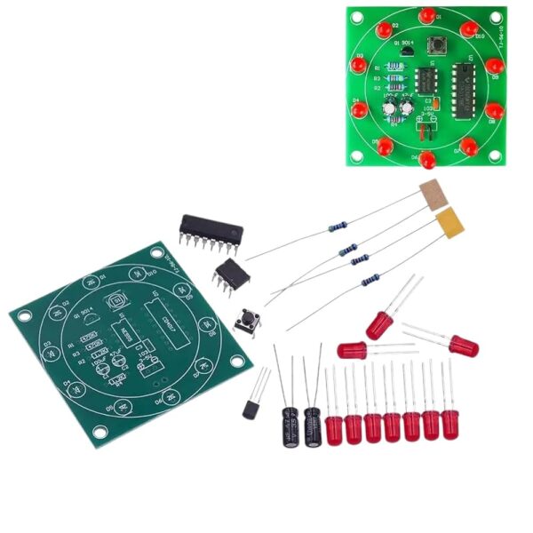 NE555 Wheel of Fortune CD4017 Kit Electronic DIY Bricolaje Trousse Electronica Production Lucky Rotary Suite Components 3.5-6V New for Arrival 2025 High for Quality