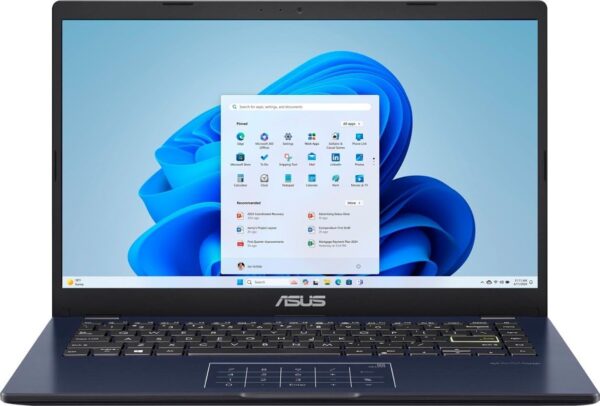 NewASUS Business and Student School Laptop 14 Inch FHD Display_Intel_Celeron N4500 4GB RAM 64GB eMMC_Intel_Iris Xe Graphics Webcam Media Card Reader Wi-Fi HDMI USB-C Win 11 Home...