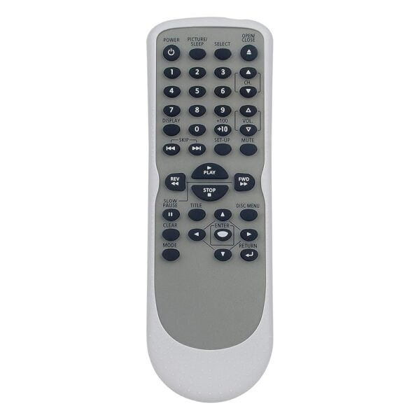 NF107UD Replacement TV DVD Combo Remote Commander Compatible for Sylvania/Symphonic/GFM 9 Inch CRT Color TV & DVD Player CD130SL8 CD202SL8 V07PFTV20 6513DG 6520FDG 6509DD SSC509D