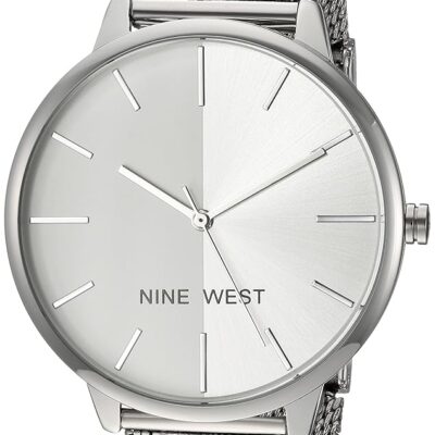 Nine West Women’s Mesh Bracelet Watch