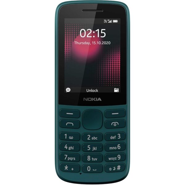 Nokia 215 | GSM | Unlocked Mobile Phone | 4G | International Version | Cyan