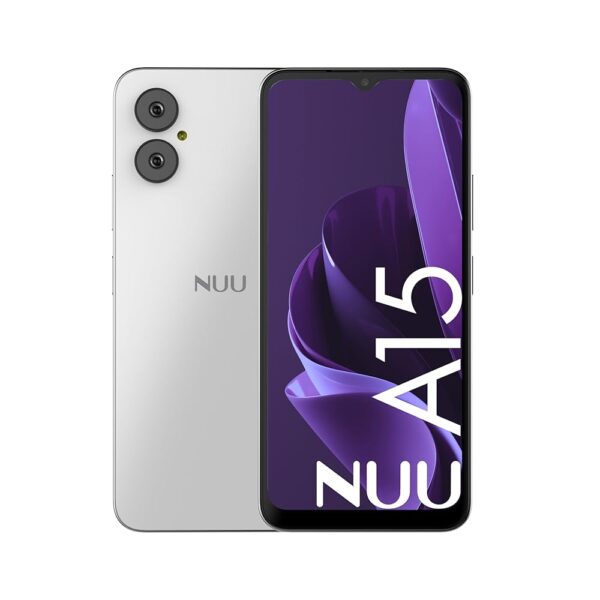 NUU A15 Cell Phone 4GB + 128GB, Compatible with Mint, Metro, T-Mobile, Qlink and More, Perfect for Teenagers, Dual SIM 4G, Octa-Core Helio G36 2.2GHz 6.5" HD+, Android 13,...