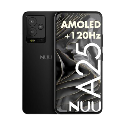 NUU A25 AMOLED 120Hz 6.7″ Unlocked for T-Mobile, ATT, Cricket, Mint, Ultra, Metro, Gaming Phones, Octa-Core Helio G99, 4G/LTE Dual SIM, 6GB + 128GB 50MP Camera, Black,…