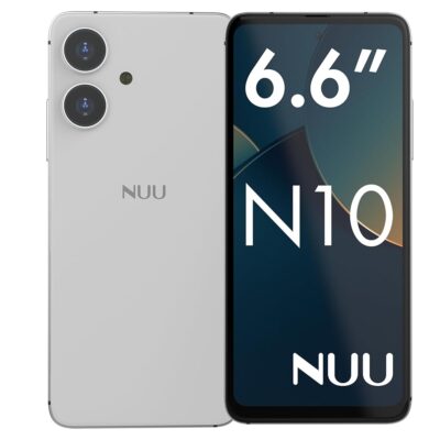 NUU N10 Basic Cell Phone for T-Mobile, Mint, Metro, Qlink, Tello and More 4GB/128GB, Perfect for Teenagers, Dual SIM 4G, Octa-Core 6.6″ 90Hz HD+, Unlocked Phones Android Phone…