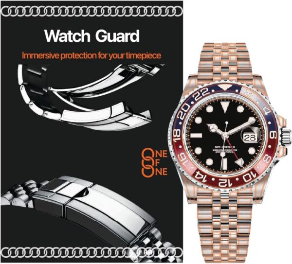 ONE OF ONE Watch Guard Full protection film for Rolex Watch x1 Full Set (GMT-Master 2, Jubilee band 2013~, Ref. 116710BLRO, 126710BLNO, 116710BLNR, 126710BLNR, 126720VTNR,...