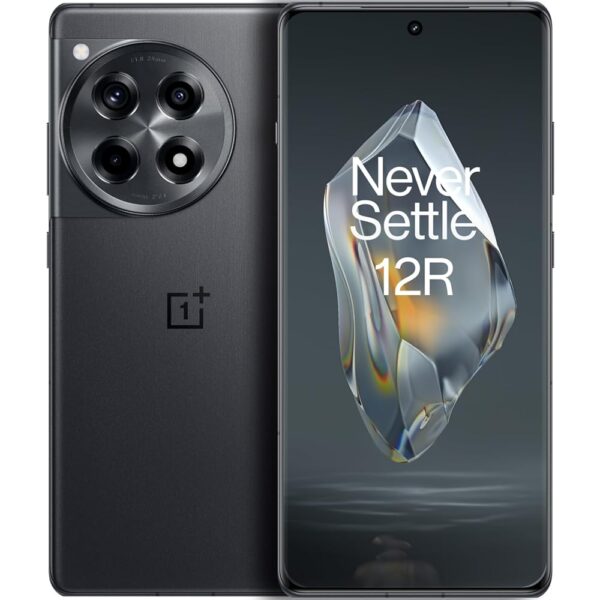 OnePlus 12R, 16GB RAM+256GB, Dual-SIM, US Factory Unlocked Android Smartphone, 5500 mAh Battery, 50MP Camera, 80W Fast Charging, 2024, Iron Gray