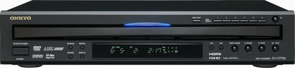 Onkyo DV-CP706B 6-Disc DVD Player (Black)