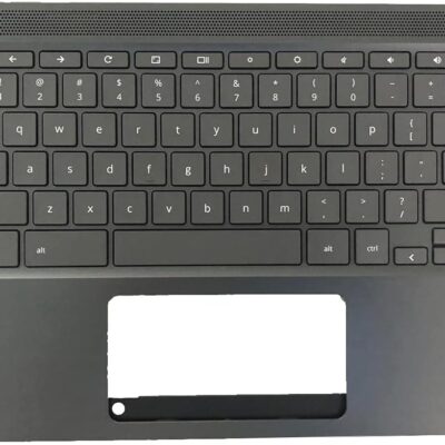 Original New Replacement for HP CB14G5 Chromebook 14 G5 Laptop Upper Case Palmrest Keyboard Assembly Part L14355-001 L14354-001 Top Cover Black