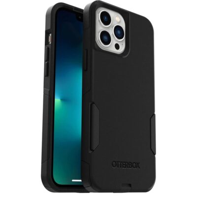 OtterBox Commuter Series Case for iPhone 13 Pro Max & iPhone 12 Pro Max (Only) – Non-Retail Packaging – (Black)