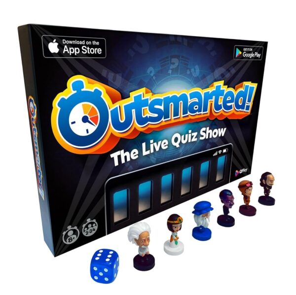 Outsmarted - The Live Quiz Show Board Game | Kids, Teens & Adults | The Ultimate Family Game Night | Age 8+ | Perfect for 2-24 Players | 10,000+ Multimedia Questions | 2024 Edition