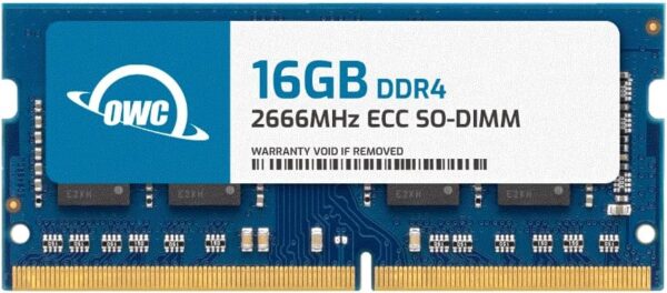 OWC 16GB DDR4 RAM Compatible with Synology DiskStation DS723+ and DS923+ NAS System 2666MHz PC4-21300 CL19 ECC Unbuffered SODIMM 2Rx8 1.2V Memory Upgrade