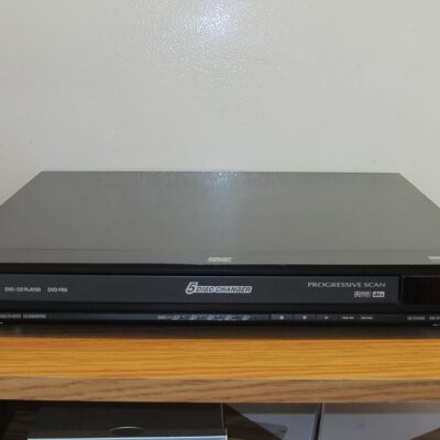 Panasonic DVD-F65K Super Slim 5-Disc DVD Player , Black