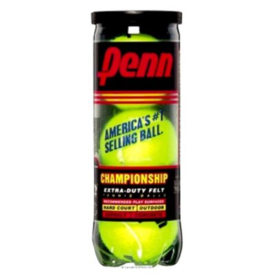 Penn Championship Tennis Balls – Extra Duty Felt Pressurized Tennis Balls