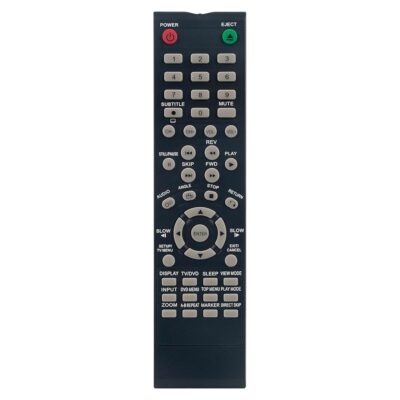 PerFascin GA480WJSB Replacement Remote Control fit for Sharp TV/DVD Combo RRMCGA480WJSB LC19DV22U LC32DV22U LC26AD22U LC-26DV22U-W LC-26DV22U LC-19DV22U LC-19AD22U LC-20DV20U…