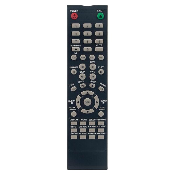 PerFascin GA480WJSB Replacement Remote Control fit for Sharp TV/DVD Combo RRMCGA480WJSB LC19DV22U LC32DV22U LC26AD22U LC-26DV22U-W LC-26DV22U LC-19DV22U LC-19AD22U LC-20DV20U...