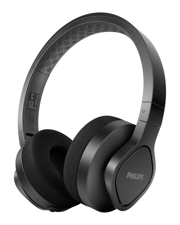 PHILIPS A4216 Wireless Headphones, Over-Ear Bluetooth Headphones with Powerful Bass, Sound,40 mm Drivers,35 Hours Battery,Fast Charging,230g Lightweight,Washable/Cooling...