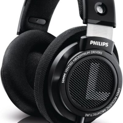 Philips Audio SHP9500 HiFi Precision Stereo Over-Ear Headphones (Black)