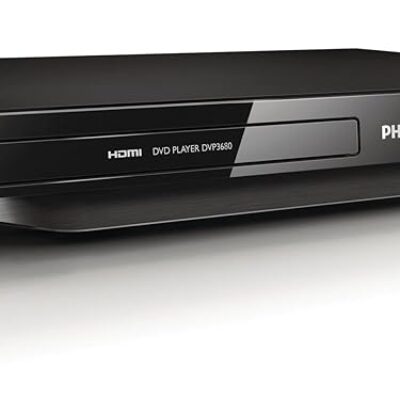 Philips DVP3680 1080p DVD Player with HDMI – Black