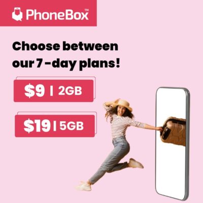 PhoneBox Canada Weekly Prepaid SIM Card | Choose one of The 7 Days Plan | 5G | The Best Plan for Travelers!