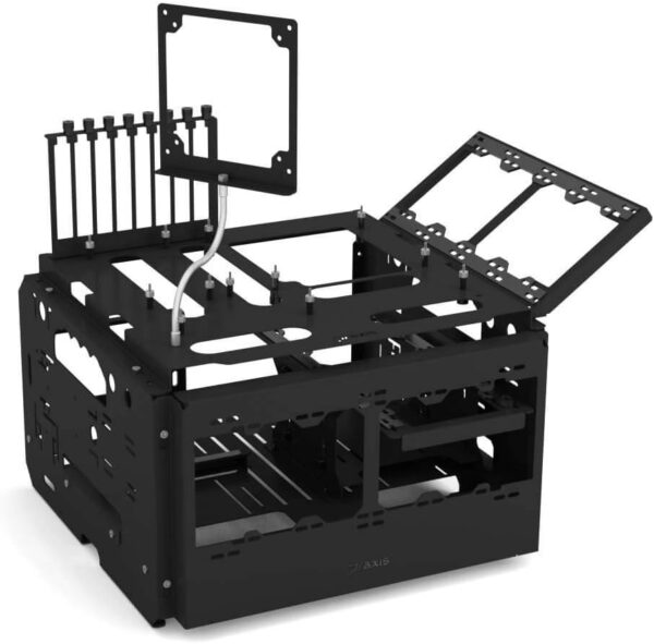 Praxis WetbenchSX Open Air Computer Test Bench Pro - Flat Edition - Black - Black