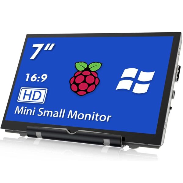 Raspberry Pi Screen 7 Inch HDMI Monitor 800x480 LCD Screen Display Mini Small Monitor for Raspberry Pi 4/3/2/Zero/B/B+ Win11/10/8/7 (Non-Touch), Driver Free