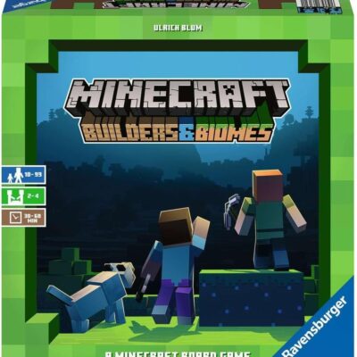 Ravensburger Minecraft: Builders & Biomes – Engaging Strategy Board Game | Ideal for 2-4 Players | Perfect for Ages 10 & Up | Authentic Minecraft Experience | Great Gift for…