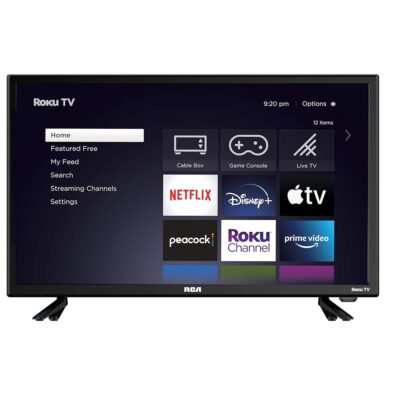 RCA 24-inch Flat Screen 720p Roku Smart LED TV – RTR2461, 2022 Model