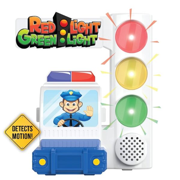 Red Light Green Light Game with Motion Sensing | 1+ Players | Gift for Kids & Toddlers Ages 3, 4-8+, 5, 6, 7+ Year Olds | Family Birthday Party Game | Camping, Travel, Indoor,...