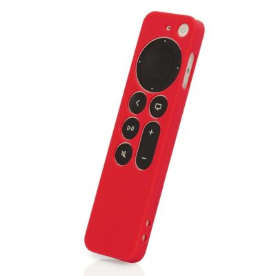 Red Remote Cover Case Replacement for New Apple 4k TV 2021 Series 6 Generation / 6th Gen Remote Contro, Silicone Skin with Lanyard – LEFXMOPHY