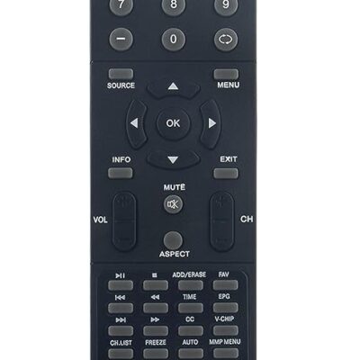 Replaced Remote fit for Element TV DVD Combo ELAFT321 ELAFW261 ELCFT241 ELCFW261 ELDFT321 ELDFT421 ELDFT551 ELDFW462 ELDHT241 ELDTW422 ELEFT321 ELEFT421 ELGFT471 ELGFW551