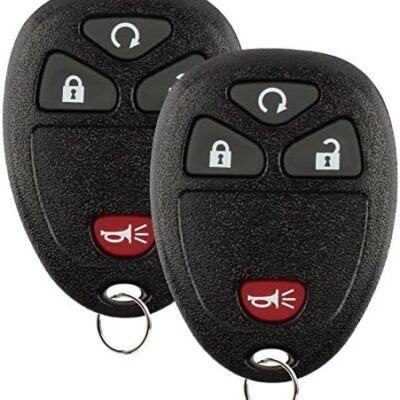 Replacement Keyless Entry Remote Key Fob Car Compatible with OUC60270, 15913421 (2 Pack)