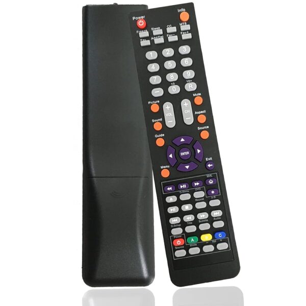 Replacement Remote Control Compatible for Sceptre E555BV-FMQC X325BV-FMQR X322BV-HDR E325BV-MQC X325BV-FMQC X322BV-MQC TV DVD Combo SoundBar