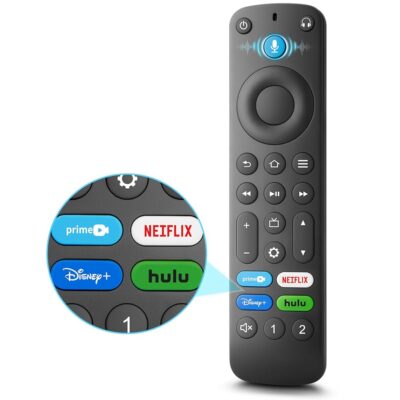 Replacement Voice-Remote-Control for TV-Stick/TV Cube and Compatible with Insignia/Toshiba/Pioneer Fires Smart TVs