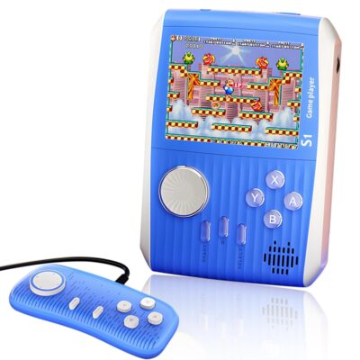 Retro Handheld Game Console Preloaded 660 Games, Portable Retro Video Game Console with 3.0″ LCD Screen, AV Output Support Connection TV & 2 Players, Toys Gifts for Kids Boys Girls