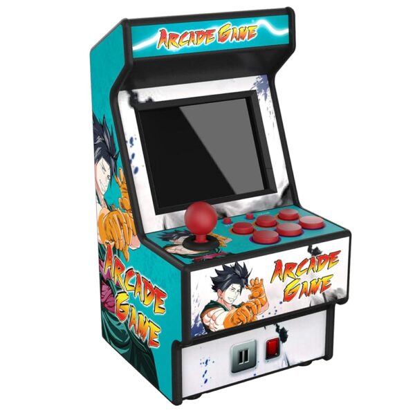 Retro Mini Arcade Machine, Handheld Game Console with 156 Classic Video Games 2.8 Inch Color Display Rechargeable Battery, Support for TV Output, Birthday Present for Children