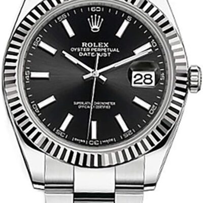 Rolex Datejust 41 Black Dial Stainless Steel Automatic Men’s Watch 126334BKSO