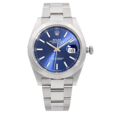 Rolex Datejust 41 Blue Dial Stainless Steel Men’s Watch 126300BLSO